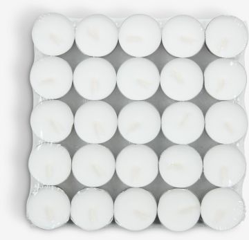 Bộ 50 nến cốc | REGNER | paraffin | trắng