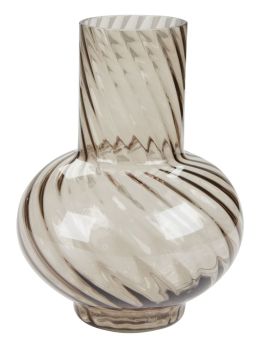 Lọ hoa | VILLY | thuỷ tinh | xám | Ø17xC23cm