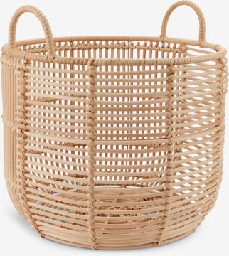 Giỏ đựng | ALVAR | nhựa PE | màu tự nhiên | Ø35xC35cm