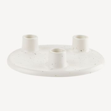 Chân nến | LAURITS | gốm | màu tự nhiên | R14xD18xC4cm
