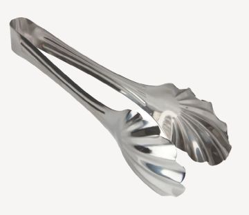 Kẹp thức ăn | LIAM | thép | bạc | D23cm