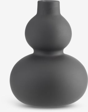 Lọ hoa | ROBERT | gốm | đen | Ø11xC15cm
