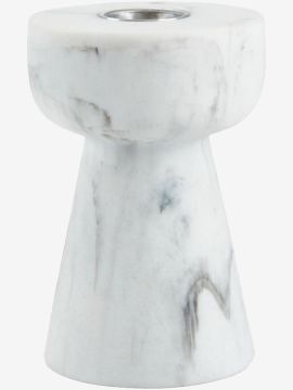 Chân nến | GREGOR | nhựa polyresin | màu đá cẩm thạch | Ø7xC11cm