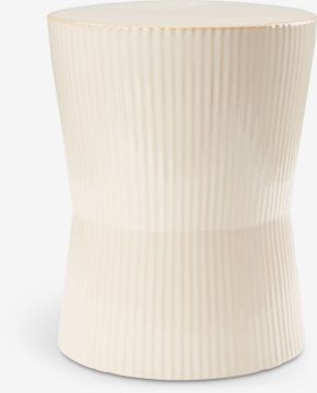 Giá đỡ chậu cây | SIGMUND | gốm | màu kem | Ø23xC30cm