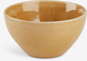 Chén cơm | KLAUDI | gốm | vàng | Ø12xC6cm