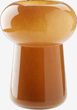 Lọ hoa | KELD | thủy tinh | vàng | Ø19xC25cm