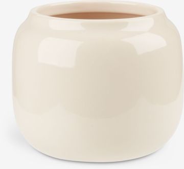 Chậu cây | MARCUS | polyester/sứ | be | Ø16xC13cm