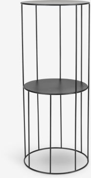 Giá đỡ chậu cây | PELLE | kim loại | đen | Ø25xC60cm
