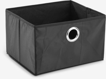 Hộp đa năng | FRANS | polyester/giấy nén | đen | R32xD27xC20cm