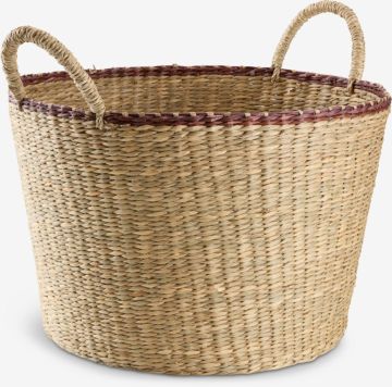 Giỏ đa năng | HERMAN | sợi cói | màu tự nhiên | Ø37xC25cm 