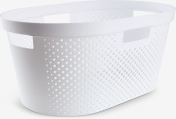 Giỏ đựng đồ giặt | INFINITY | nhựa PP | trắng | R59xD38xC27cm