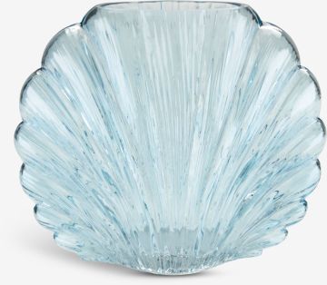 Lọ hoa | LAUGE | thủy tinh | xanh | R20xD10xC17cm