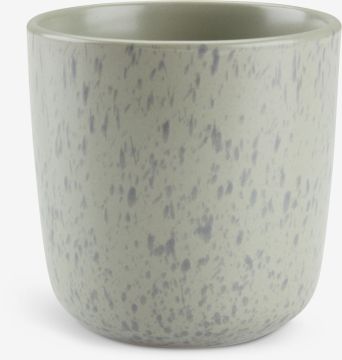 Cốc | JON | gốm | xanh lá | Ø8xC8cm