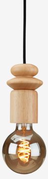 Đèn thả | ASMIND | gỗ | màu tự nhiên | Ø8xC13cm