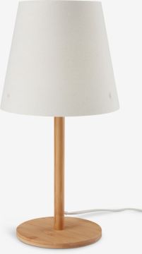 Đèn bàn | JULIUS | tre/cotton | màu tự nhiên | Ø19xC39cm