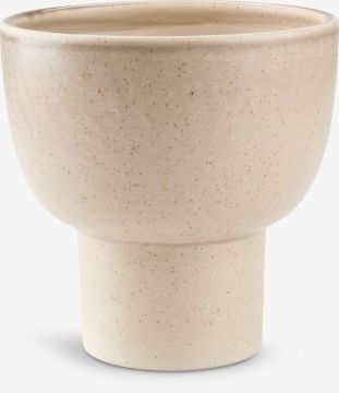 Chậu cây | RONNY | gốm | vàng cát | Ø20xC21cm 