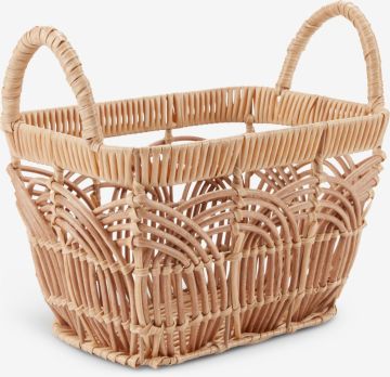 Giỏ đựng | VILIUS | nhựa PE | màu tự nhiên | R18xD26xC17cm