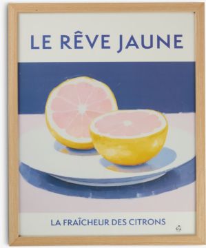 Khung ảnh | TORD | gỗ công nghiệp/nhựa PS | màu sồi | R21xC30cm  