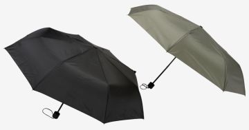 Ô | HALDUR | kim loại/polyester | đen/xanh olive | Ø96xC55cm