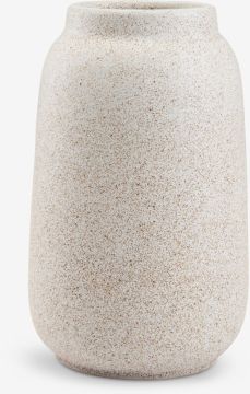 Lọ hoa | KARLANTON | gốm | trắng | Ø14xC23cm