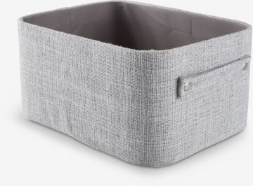 Giỏ đa năng | MALTE | polyester | xám | R20xD26xC13cm