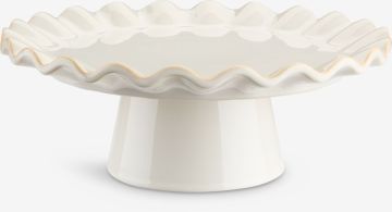 Khay bánh | SUNE | gốm bán sứ | trắng | Ø28xC10cm