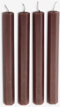 Nến đũa | HOLME | paraffin | tím | Ø2xC20cm | bộ 4 chiếc