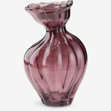 Lọ hoa | VILMER | thủy tinh | tím | Ø19xC30cm