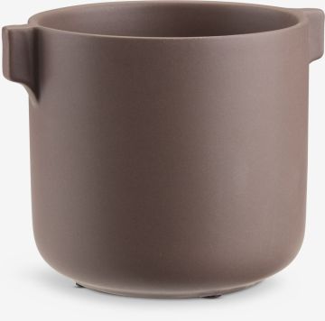 Chậu cây | ROBIN | gốm bán sứ | tím trầm | Ø12xC11cm