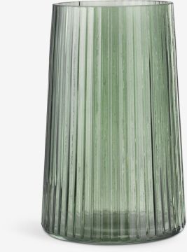 Lọ hoa | ROY | thuỷ tinh | xanh lá | Ø13xC20cm