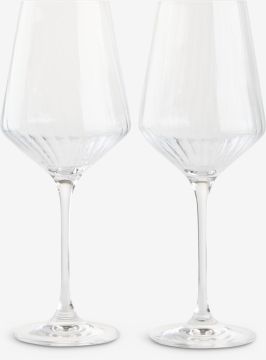 Ly | TORRE | thủy tinh | trong suốt | Ø7xC24cm | 430ml | bộ 2 chiếc