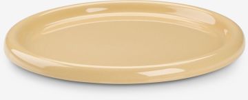 Đĩa | MALIK | gốm bán sứ | màu kaki | Ø21xC2cm