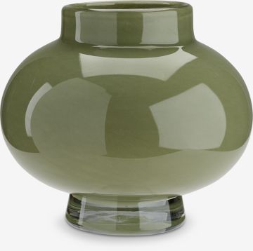 Lọ hoa | ULRIK | thủy tinh | xanh lá | Ø20xC17cm