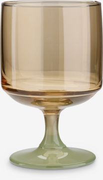 Ly | ISAK | thủy tinh | màu khaki | Ø8xC12cm | 300ml