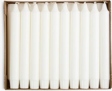 Nến đũa | KARLPETER | paraffin | trắng | hộp 20 chiếc | C20cm