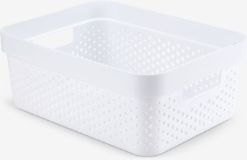 Giỏ đựng đa năng | INFINITY | nhựa | trắng | R27xD36xC14cm | 11L