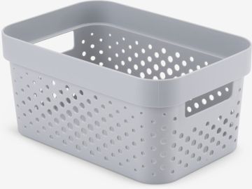 Giỏ đa năng | INFINITY | nhựa PP | xám | R18xD26xC12cm | 4.5L