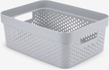 Giỏ đa năng | INFINITY | nhựa PP | xám | R27xD36xC14cm | 11L