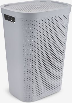 Giỏ đựng đồ giặt | INFINITY | nhựa | xám | R35xD44xC60 cm