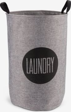 Giỏ đựng đồ giặt | ENAR | polyester | xám | DK39xC58cm