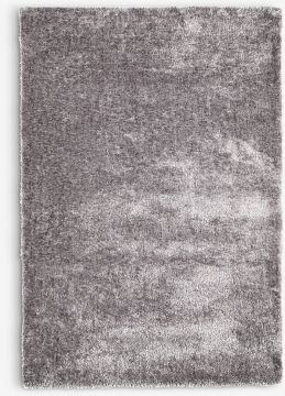 Thảm phòng khách | BIRK | polyester | xám nhạt | R140xD200cm