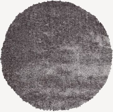Thảm phòng khách | BIRK | polyester | xám nhạt | Ø150cm