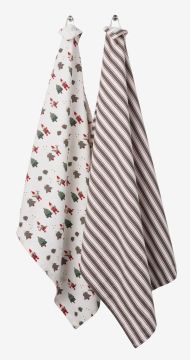 Bộ 2 khăn đa năng cotton | SIGYN | nhiều màu | R50xD70cm
