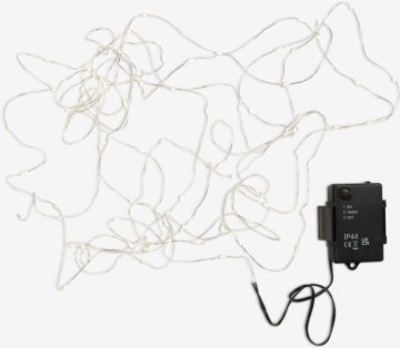 Đèn trang trí dây | ANTIGORIT | kim loại/nhựa | màu bạc | 840cm | 80LED