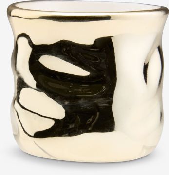 Nến cốc | HALKA | paraffin/sứ | màu vàng | Ø8xC7cm