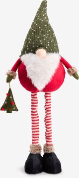 Thần lùn giáng sinh | KULDE | vải polyester | đỏ/xanh lá | R22xD12xC60/80cm