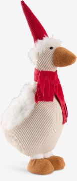 Ngỗng trang trí | VILI | polyester | be/đỏ | R12xD28xC48cm