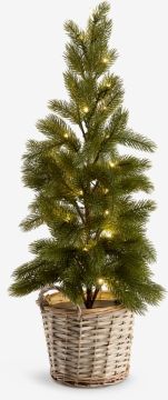 Cây trang trí | GRANE | xanh | kèm đèn led | C65cm