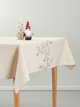 Khăn phủ bàn | NELLIKE | cotton/linen | màu tự nhiên | R140xD240cm