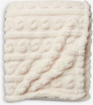 Chăn sofa | SELENIT | polyester | trắng | R130xD170cm